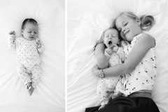 Zusjes, babyfotografie Woerden