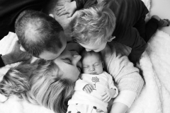 newbornfotografie new family  baby geluk